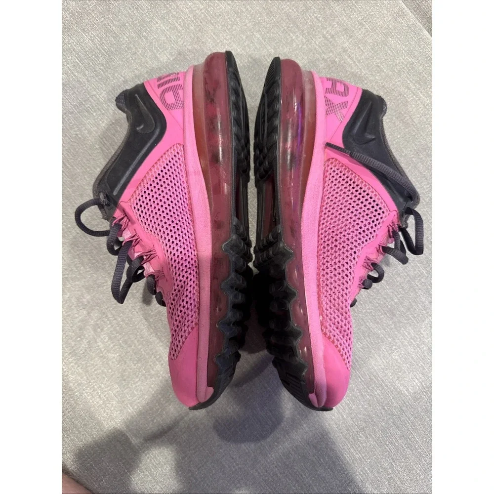 Nike Air Max+ 2013  Bold Pink, Black & Silver Color Way Women's Size 8.5